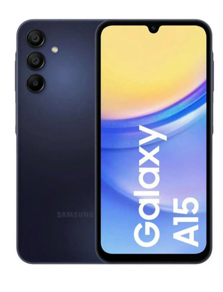 SAMSUNG Galaxy A15 LTE 128GB, 4GB RAM Dunkelblau / Schwarz